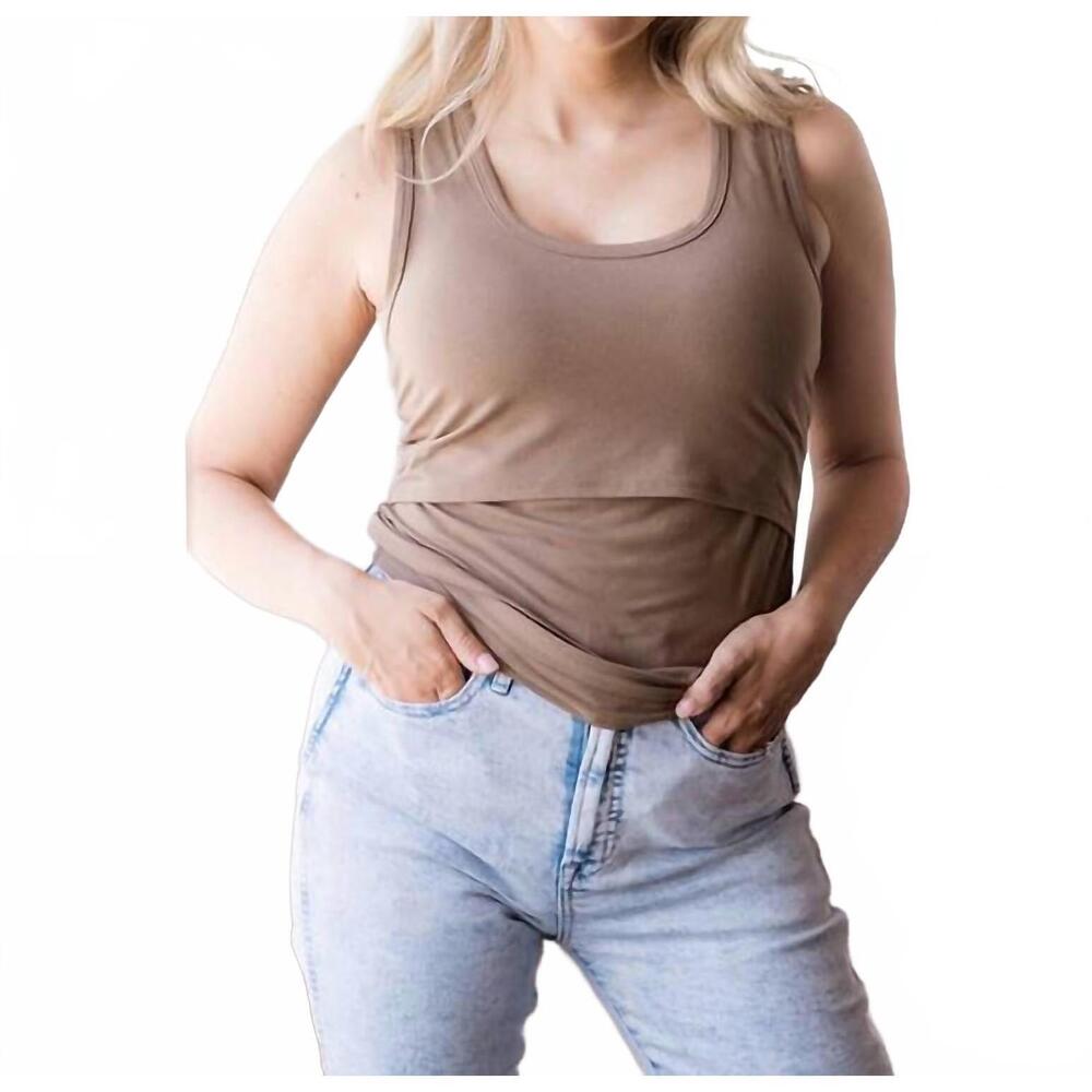 NEW MLM everywhere breastfeeding tank top in the caramella